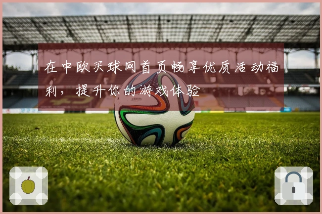 在中欧买球网首页畅享优质活动福利，提升你的游戏体验